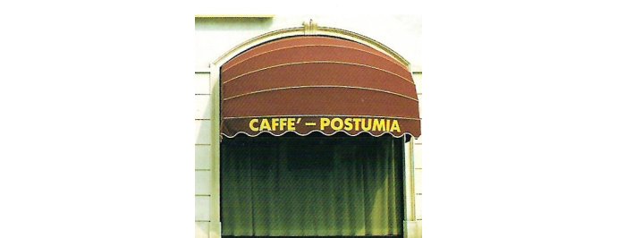 Markiza koszowa Cafe Postumia