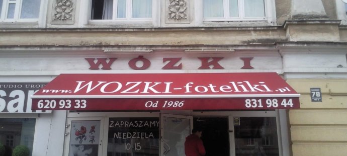 Markiza tarasowa wózki