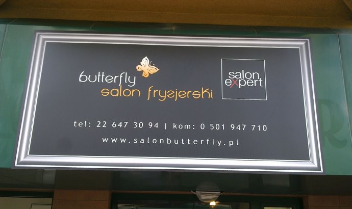 Szyld dla salonu fryzjerskiego